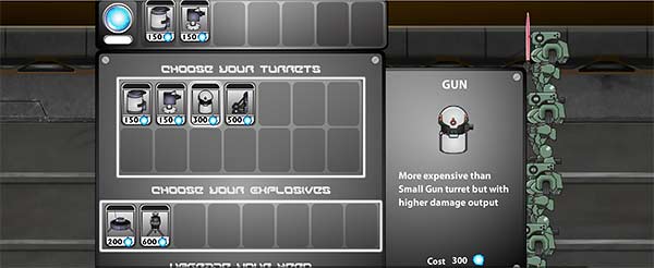 Battle Station: pick your turrets