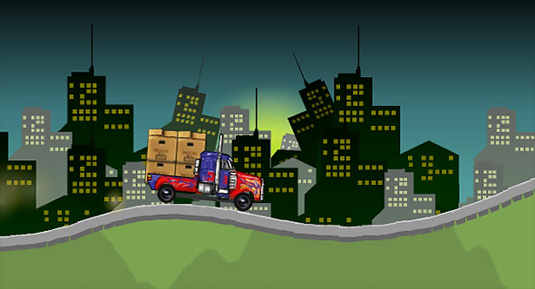 Transformers Cargo Truck Express: gameplay image of Transformers Cargo Truck Express: gameplay