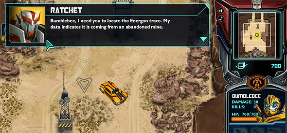 Prime Terrorcon Defense: level 1 map image of Prime Terrorcon Defense: level 1 map