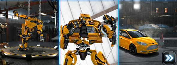 Robo Racing: intro scene