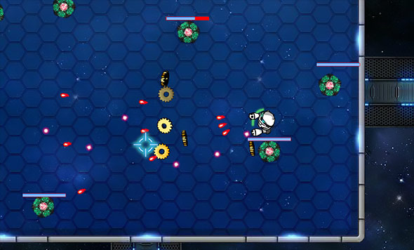 Robot Arena 2 battle scene image of Robot Arena 2