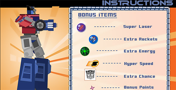 image of Space War Instructions: bonus points