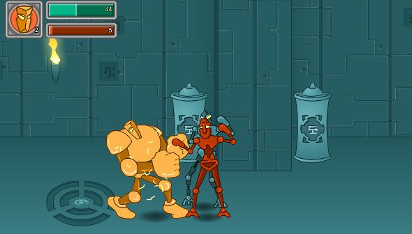 Tribot Fighter: gameplay Tribot Fighter: gameplay