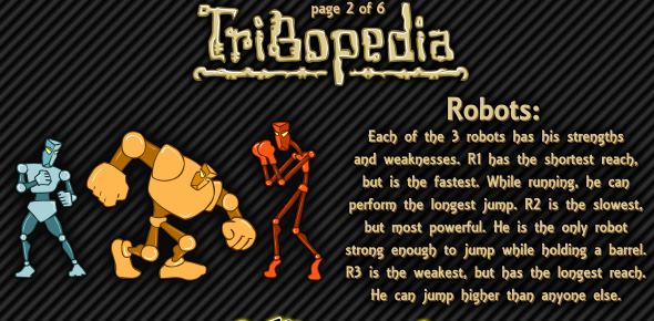 Tribot Fighter: Tribopedia